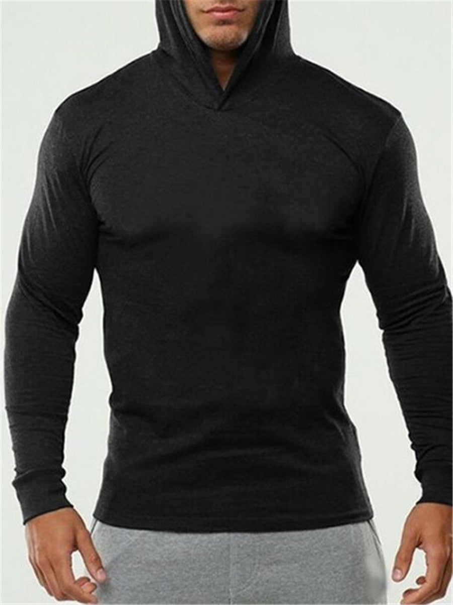 LONGBIDA Gym Bodybuilding Stringer Mens Hoodie T shirt Muscle Fitness