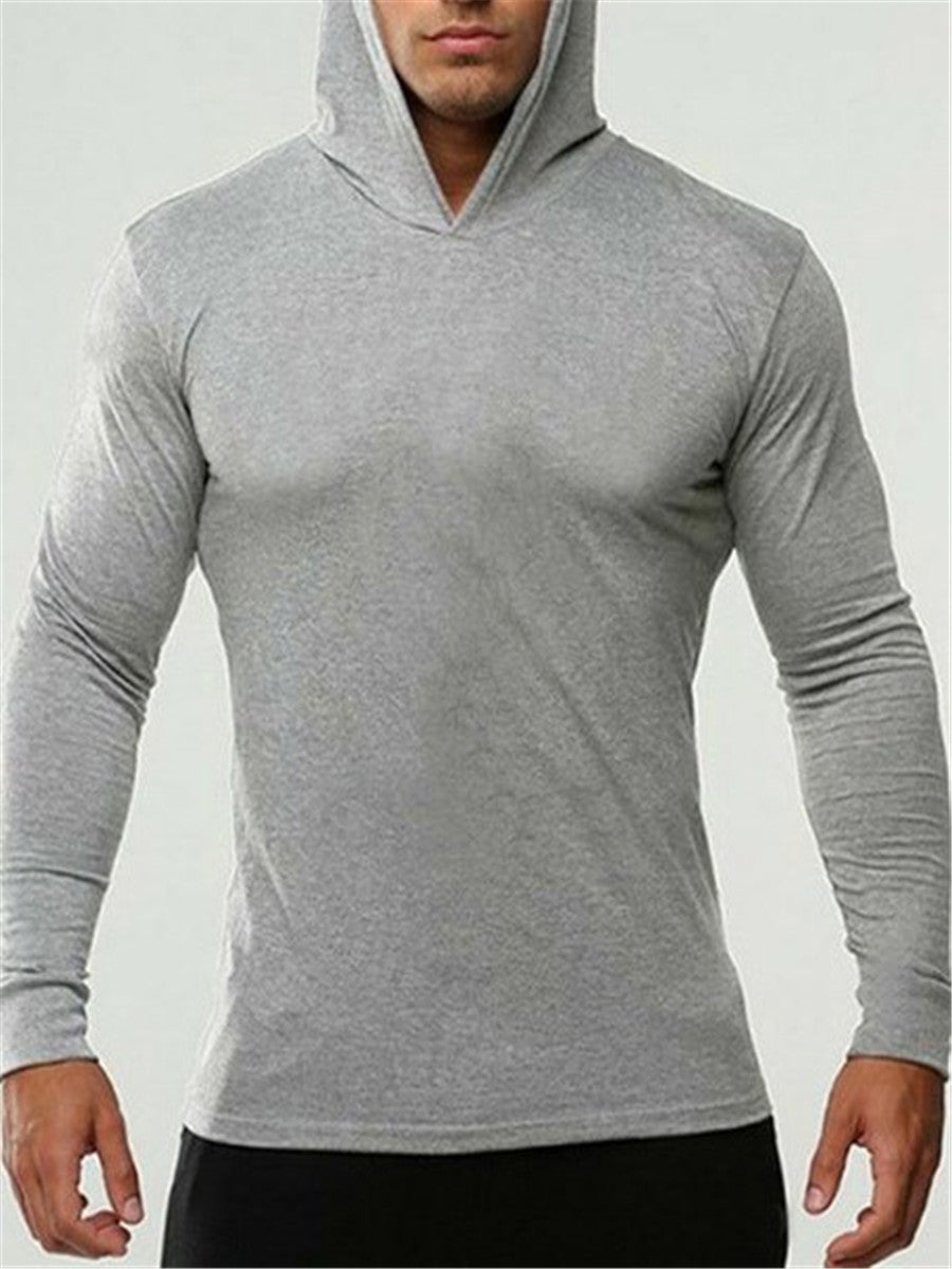 LONGBIDA Gym Bodybuilding Stringer Mens Hoodie T shirt Muscle Fitness