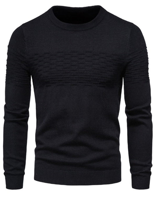 LONGBIDA Casual Cotton Men Sweater Pullovers Elasticity Fashion