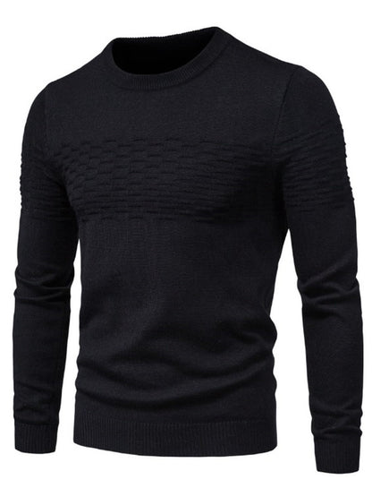 LONGBIDA Casual Cotton Men Sweater Pullovers Elasticity Fashion