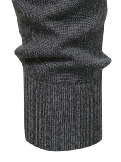 LONGBIDA Casual Cotton Men Sweater Pullovers Elasticity Fashion