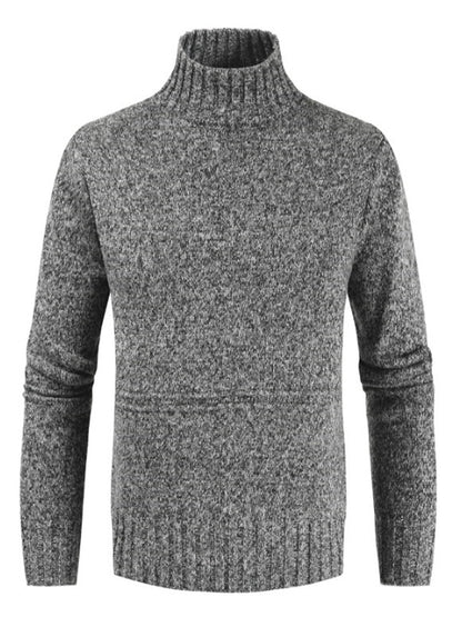 LONGBIDA Mens Classic Wool Knitwear Sweaters Thick Warm Cashmere Sweater