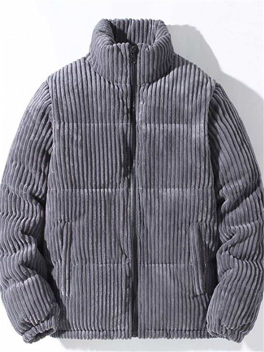 LONGBIDA Fashion Winter Jacket Men Parkas Thick Warm Streetwear Coat