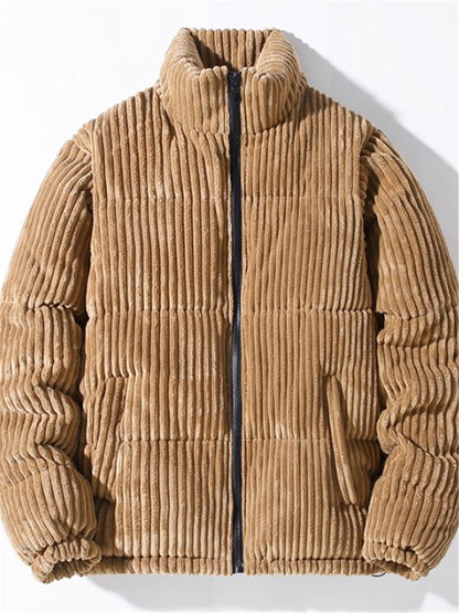 LONGBIDA Fashion Winter Jacket Men Parkas Thick Warm Streetwear Coat