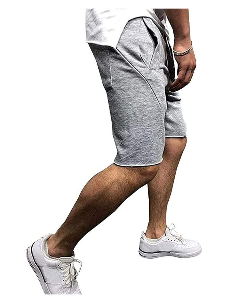 LONGBIDA Shorts Loose Fit Lightweight Quick Dry Training Pants For Men