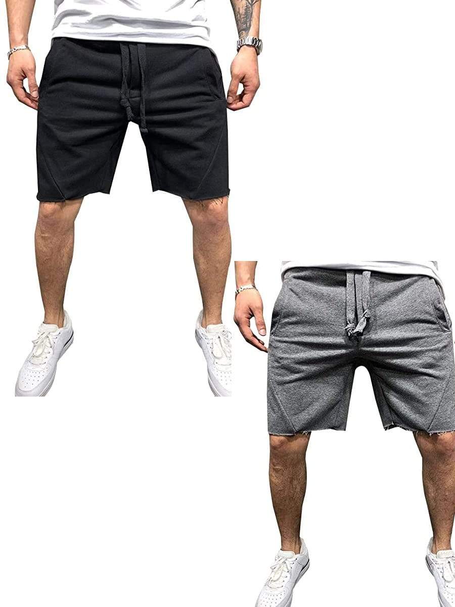 LONGBIDA Shorts Loose Fit Lightweight Quick Dry Training Pants For Men